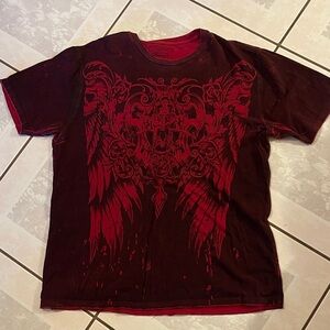 Retrofit Black and Red Graphic Tee